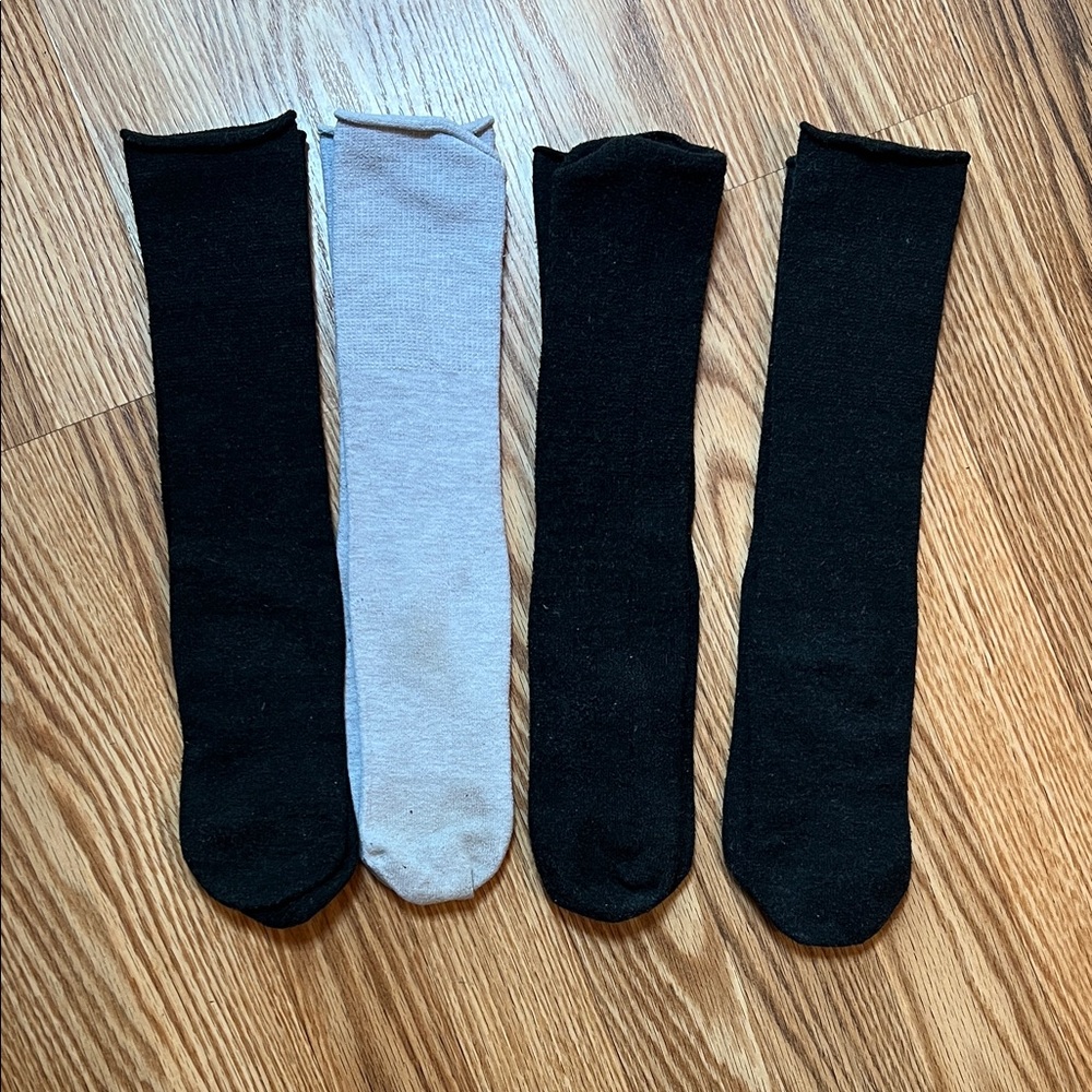 AFO Black and Gray Socks